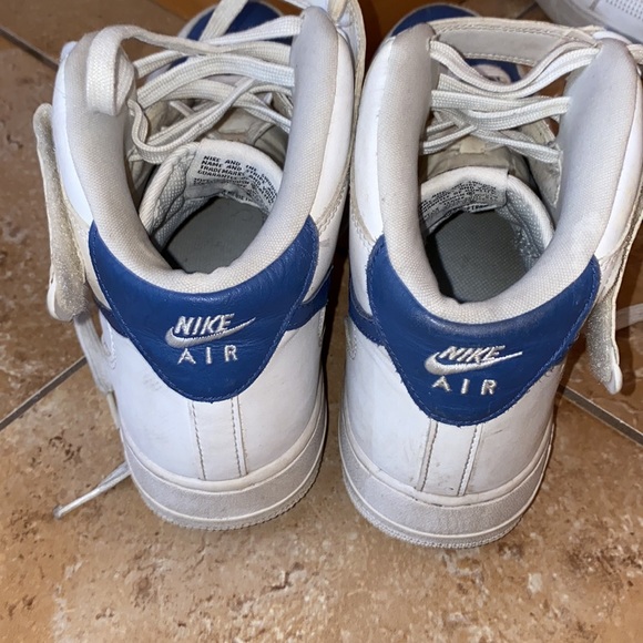 Nike air White hightops men blue - Picture 4 of 4